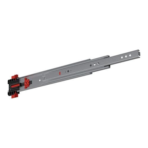 Thanh ray trượt bi mở rộng vượt toàn phần với cơ chế khóa liên động và chống nghiêng FULTERER FR 5619 OE ECD 550, chiều dài 550mm Thanh ray trượt bi mở rộng vượt toàn phần với cơ chế khóa liên động và chống nghiêng FULTERER FR 5619 OE ECD 550, chiều dài 550mm